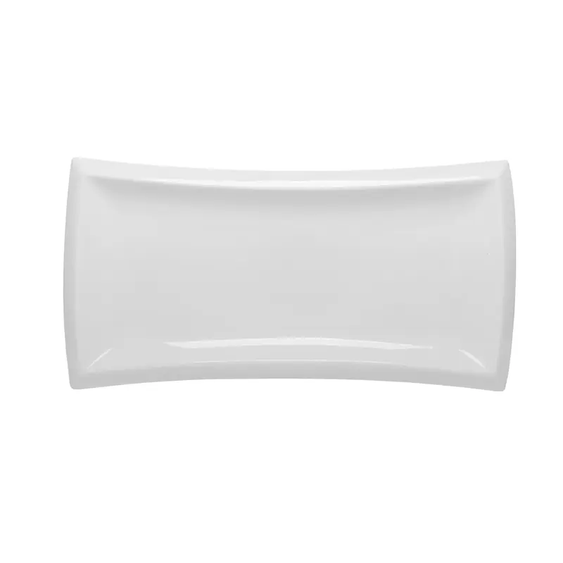 Блюдо прямоугольное, Tudor, Royal White, 37 х 19 см