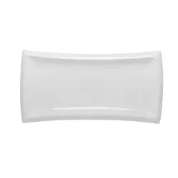 Блюдо прямоугольное, Tudor, Royal White, 37 х 19 см