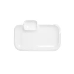 Блюдо прямоугольное, Tudor, Royal White, 25 х 17 см