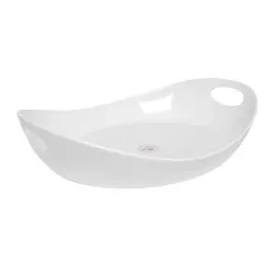 Блюдо глубокое с ручками, Tudor, Royal White, 41 см