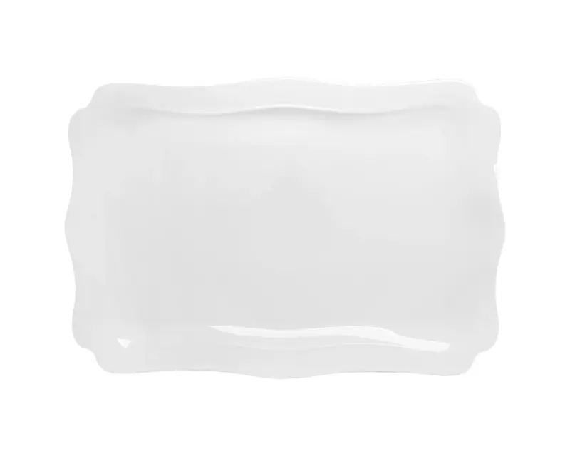 Блюдо прямоугольное, Tudor, Royal White, 41 х 27 см