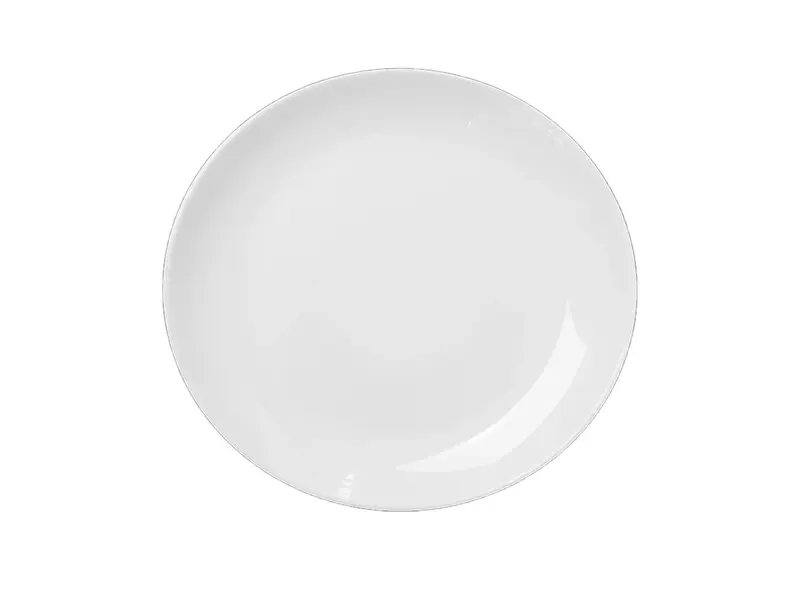 Тарелка без полей, Tudor, Royal White, 17 см