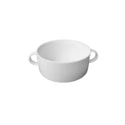 Бульонница с ручками (блюдце TU2547), Tudor, Royal White, 30 см