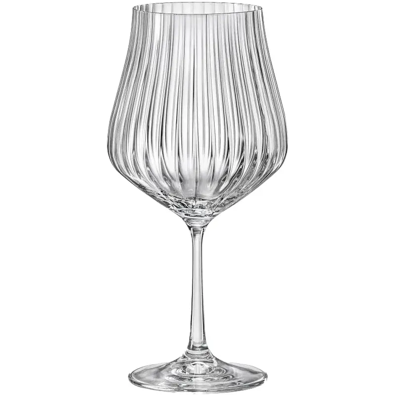 Бокал для вина, Crystalex, Tulipa Optic, 600 мл (набор 6 шт, цена указана за 1 шт)