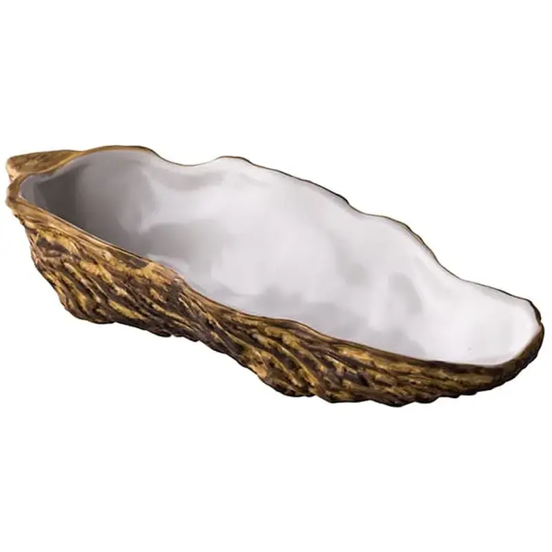 Тарелка Style Point, RAW Design by RBC, для презентаций керамика 375мл ,H=50,L=240,B=106мм белый, коричневый