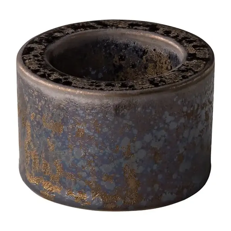 Подставка для комплимента Studio Raw, керамика D=61,H=40мм коричневая