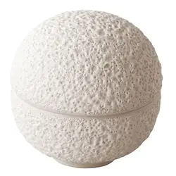 Салатник Style Point, RAW Design by Kevala, с крышкой керамика D=7см белый,матовый