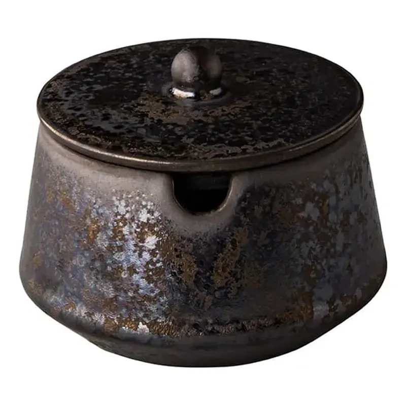 Соусник Studio Raw, керамика 140мл D=84,H=63мм коричневый