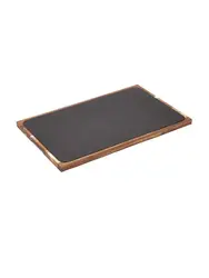 Комплект, Comas, Доска для подачи из акации 55x34.5x2 см + блюдо из сланца 53x32.5x1.5 см