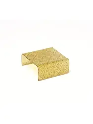 Подставка для закусок, COMAS, 11.5x11.5x5 см, Янтарный