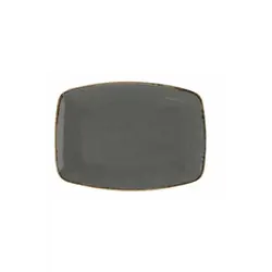 Тарелка плоская, Porland, Seasons Dark Grey, 32 см 