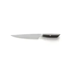 Нож для тонкой нарезки, COMAS,  Mestre Maurici, 18 см, L 32 см, нерж. сталь / стаблизир. дерево, цвет ручки - темно-коричневый