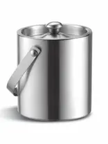 Ведро для льда с крышкой и ручкой, Comas, 12x13.5 см, 1л (двойные стенки)