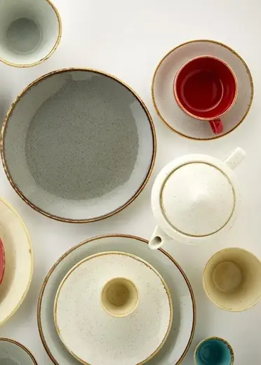 Чашка чайная, стопируемая, Porland, Seasons Red, 177 мл 