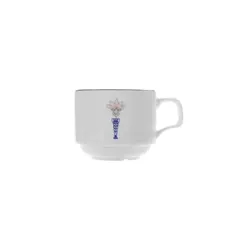 Чашка чайная Porland Vaso Piccolo DS19 200 мл, кант зеленый