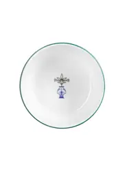 Салатник Porland Vaso Piccolo DS20 11 см, кант зеленый