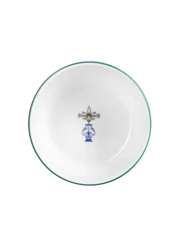 Салатник Porland Vaso Piccolo DS20 11 см, кант зеленый