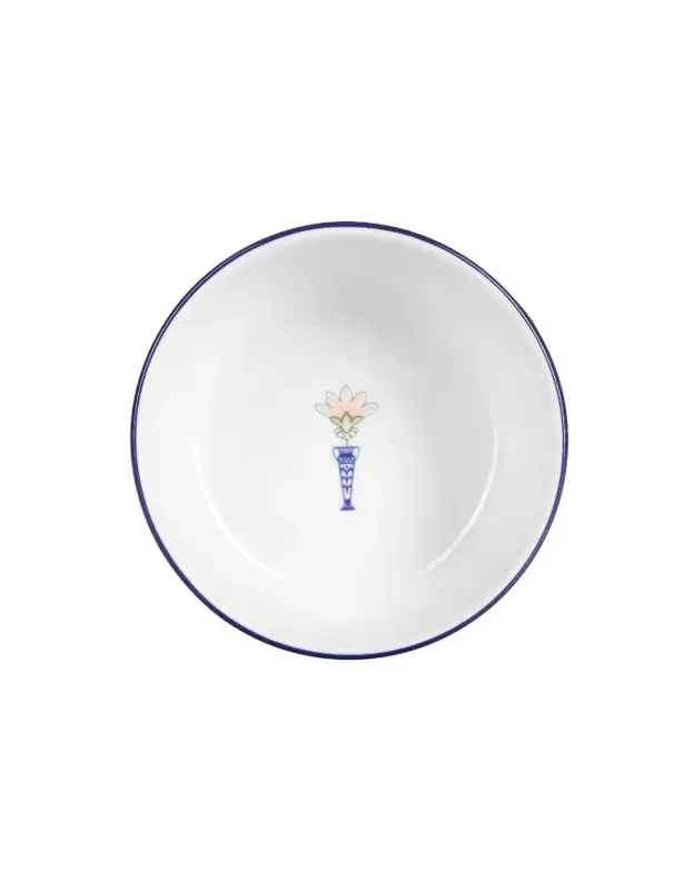 Салатник Porland Vaso Piccolo DS19 11 см, кант синий