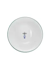 Салатник Porland Vaso Piccolo DS20 16 см, кант зеленый