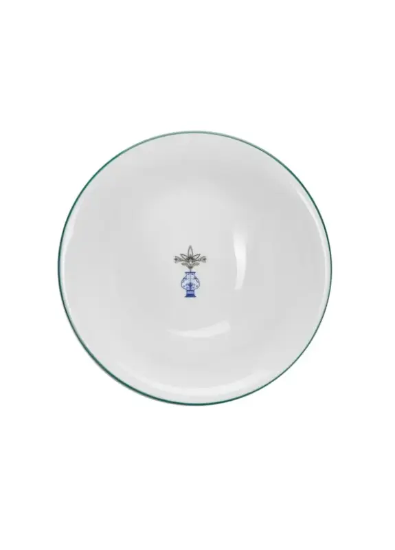 Салатник Porland Vaso Piccolo DS20 16 см, кант зеленый