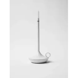 Лампа настольная беспроводная d=11 см. h=25,5 см. 1 цвет, 3 режима яркости, алюм., белая LED CANDLE MGline /1/20/