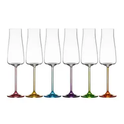 Бокал для шампанского, Crystalex, Alex, 210 мл, D5190 (*6)