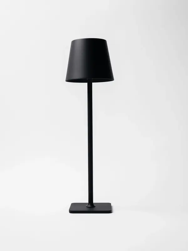 Лампа настольная d=11 см. h=38 см. 3 цвета, сенсорная регулировка яркости, нерж., черная LED POST-MODERN MGline