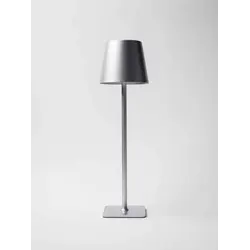 Лампа настольная d=11 см. h=38 см. 3 цвета, сенсорная регулировка яркости, нерж., серебристая LED POST-MODERN MGline /1/20/