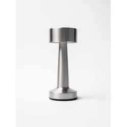 Лампа настольная  d=9 см. h=21,5 см. 3 цвета, сенсорная регулировка яркости, нерж., серебристая LED SIMPLE II MGline
