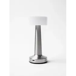 Лампа настольная  d=9 см. h=21,5 см. 3 цвета, сенсорная регулировка яркости, нерж., серебристая LED SIMPLE MGline/1/20/