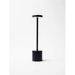 Лампа настольная d=8 см. h=34 см. 3 цвета, сенсорная регулировка яркости, алюм., черная LED METAL MGline