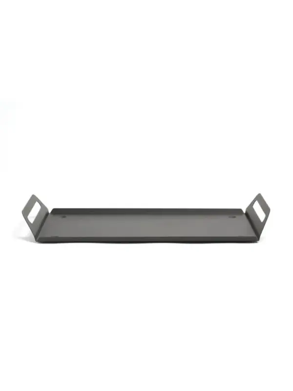 Поднос с 2 ручками, Comas, 52.5х28.5x9.6 см, Темно-серый