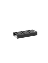 Подставка перфорированная, Comas, 24x12x4 см, крупные отверстия, Черный