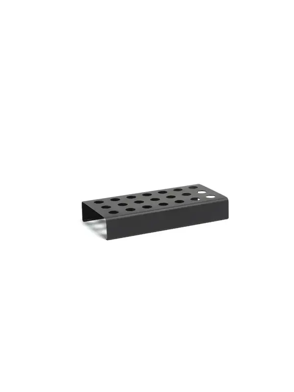 Подставка перфорированная, Comas, 24x12x4 см, крупные отверстия, Черный