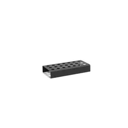 Подставка перфорированная, Comas, 24x12x4 см, крупные отверстия, Черный