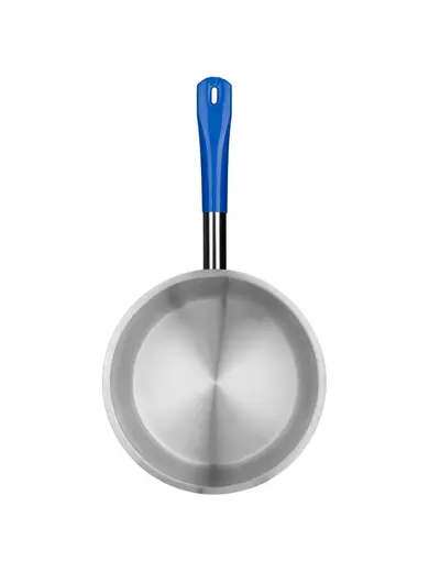 Сотейник, MGsteel, 24x11 см, 5000 мл, Синяя ручка