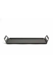 Поднос с 2 ручками, Comas, 52х38.5x6.9 см, Темно-серый