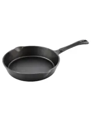 Сковорода порционная, Чугун, 20x3.5 см, 900 мл, с литой ручкой