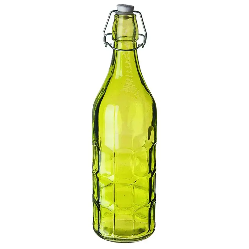 Бутылка P.L. Proff Cuisine 1 л с крышкой зеленая