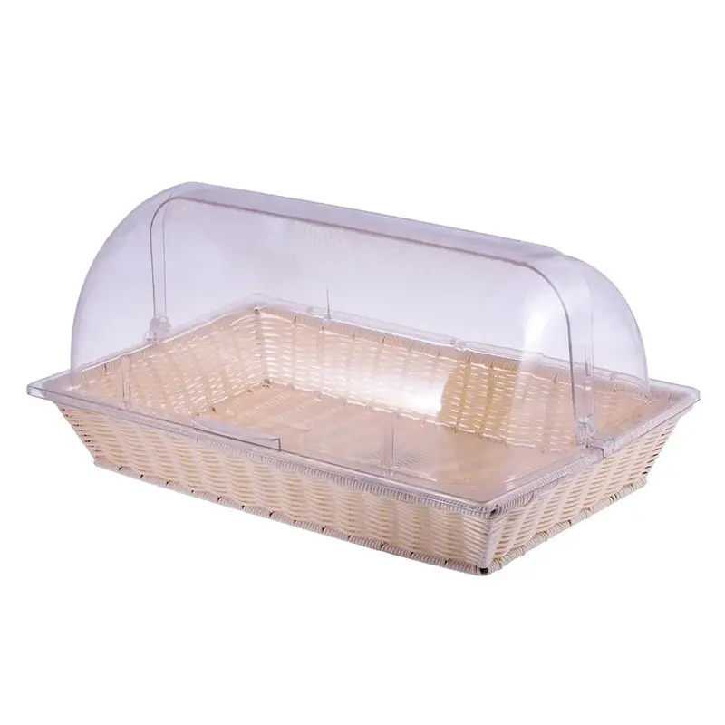 Корзина для хлеба P.L. Proff Cuisine 53*33 см h8,5 см с откидной Roll-top крышкой