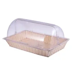 Корзина для хлеба P.L. Proff Cuisine 53*33 см h8,5 см с откидной Roll-top крышкой 