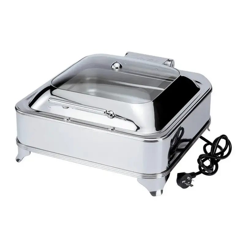 Мармит электрический KINGO 5,1 л 2/3*65 с откидной крышкой и окном