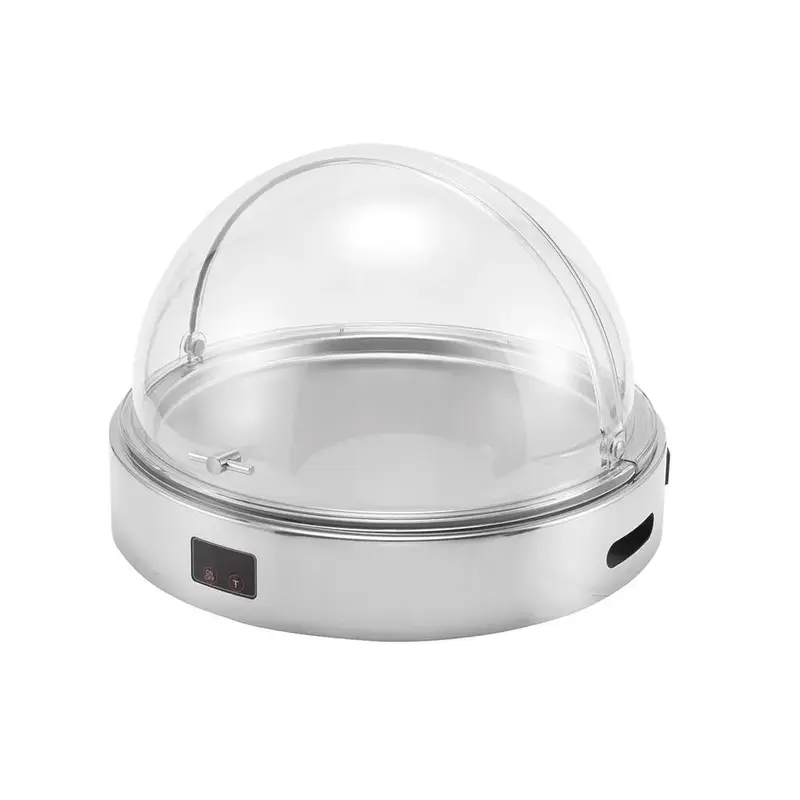 Мармит электрический KINGO 6 л круглый d 42 см с откидной Roll-top крышкой