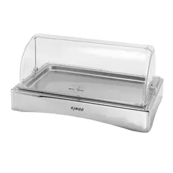 Поднос для выкладки KINGO 57,4*26,9*27,6 см с пласт. Roll-top крышкой
