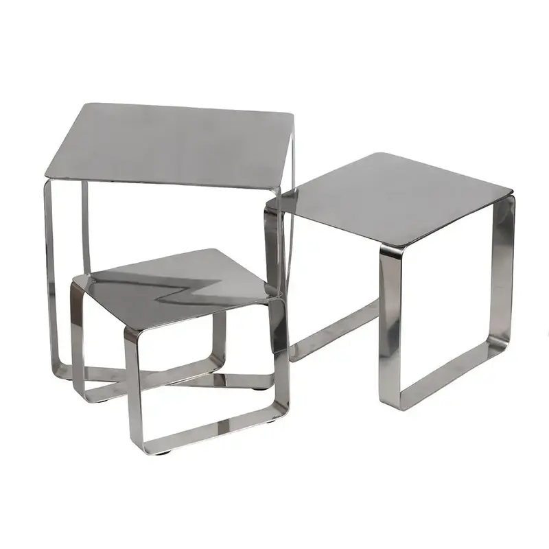 Подставка фуршетная P.L. Proff Cuisine набор 3 шт (14/17/20 см h12/17/21 см)