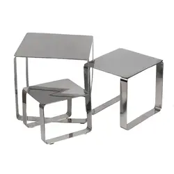 Подставка фуршетная P.L. Proff Cuisine набор 3 шт (14/17/20 см h12/17/21 см)