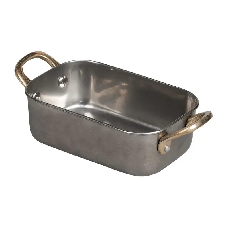 Сковорода для подачи P.L. Proff Cuisine Vintage Steel 14,3*9,4 см h4,7 см 500 мл