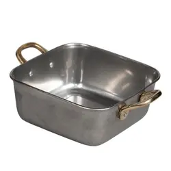 Сковорода для подачи P.L. Proff Cuisine Vintage Steel 14*14 см h5,7 см 850 мл