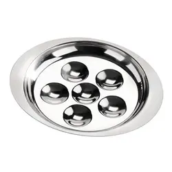Блюдо для подачи улиток P.L. Proff Cuisine 6 ячеек 19,3*16,5*2,6 см