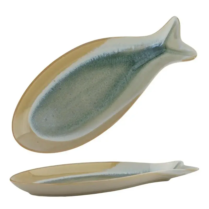 Блюдо овальное P.L. Proff Cuisine,Blue Frutti di Mare Рыба, 41,5x18 см h3,5 см